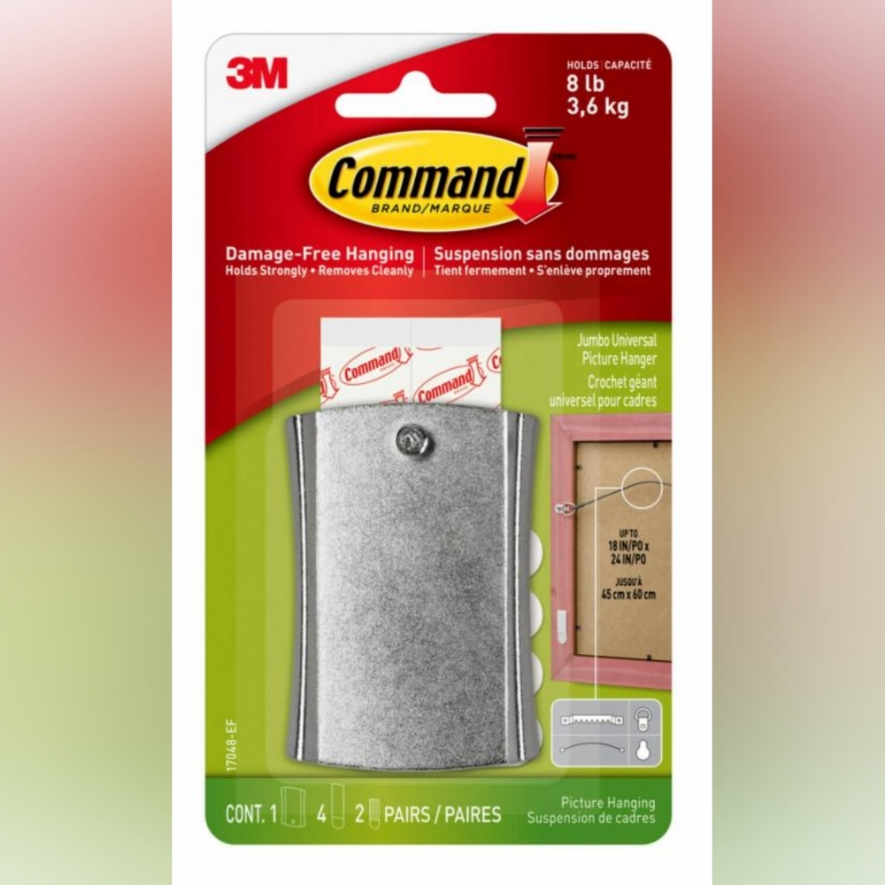 2 Pack Command Wire Back Picture Hanger
